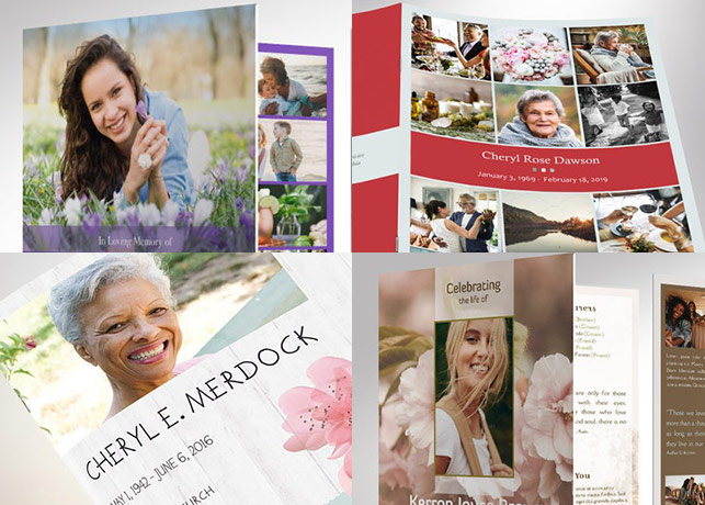 Funeral Programs Template for Women
