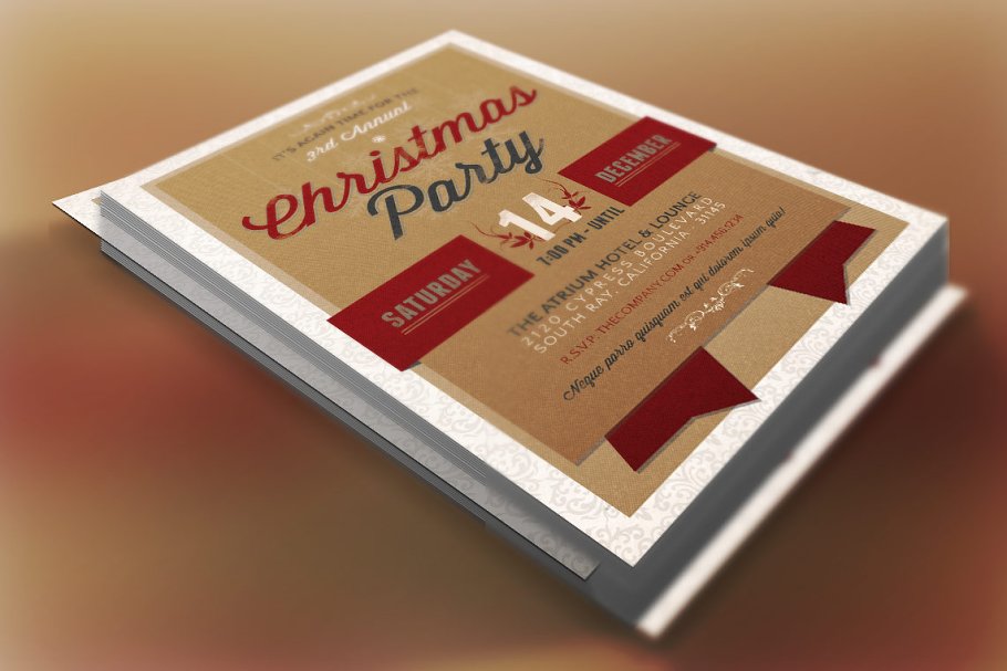 Party Christmas Event Templates 