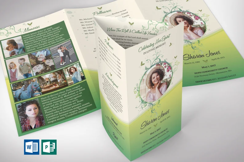 Princess Legal Trifold Funeral