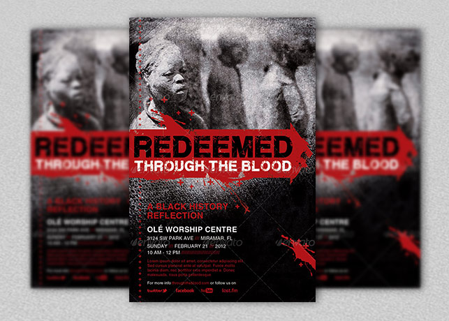 Redeemed Black History Flyer and CD Template