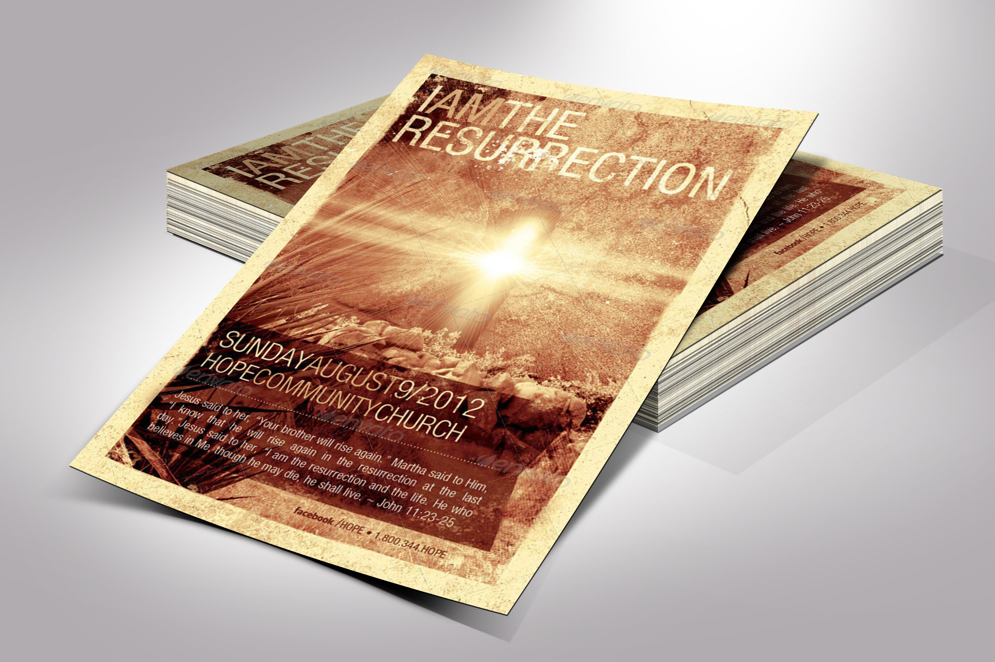 Resurrection Easter Flyer Template